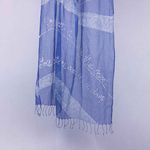 Poetry Blue Stole