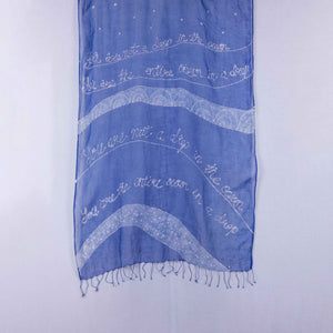 Poetry Blue Stole