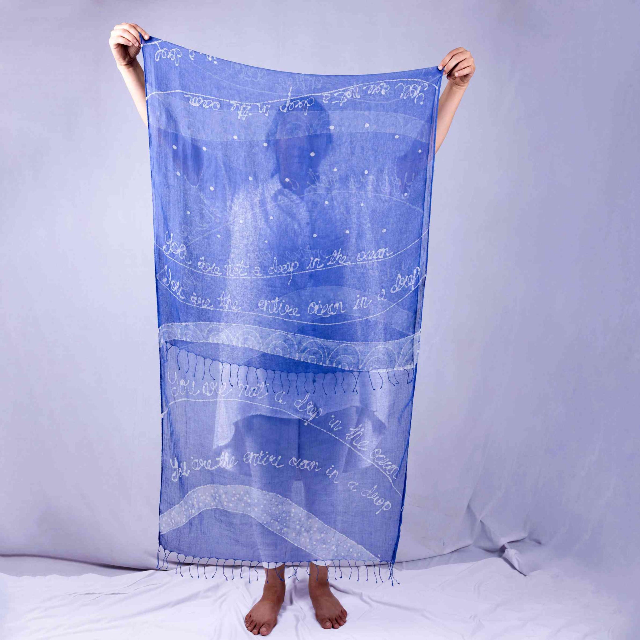 Poetry Blue Stole