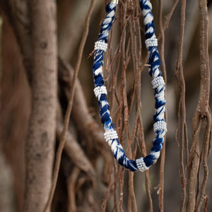 Maharani cotton ikat necklace